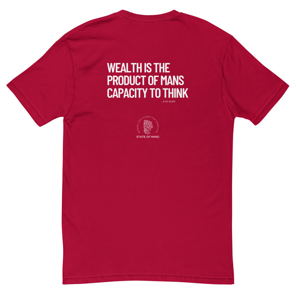 Wealth = Ability To Think Graphic Tee