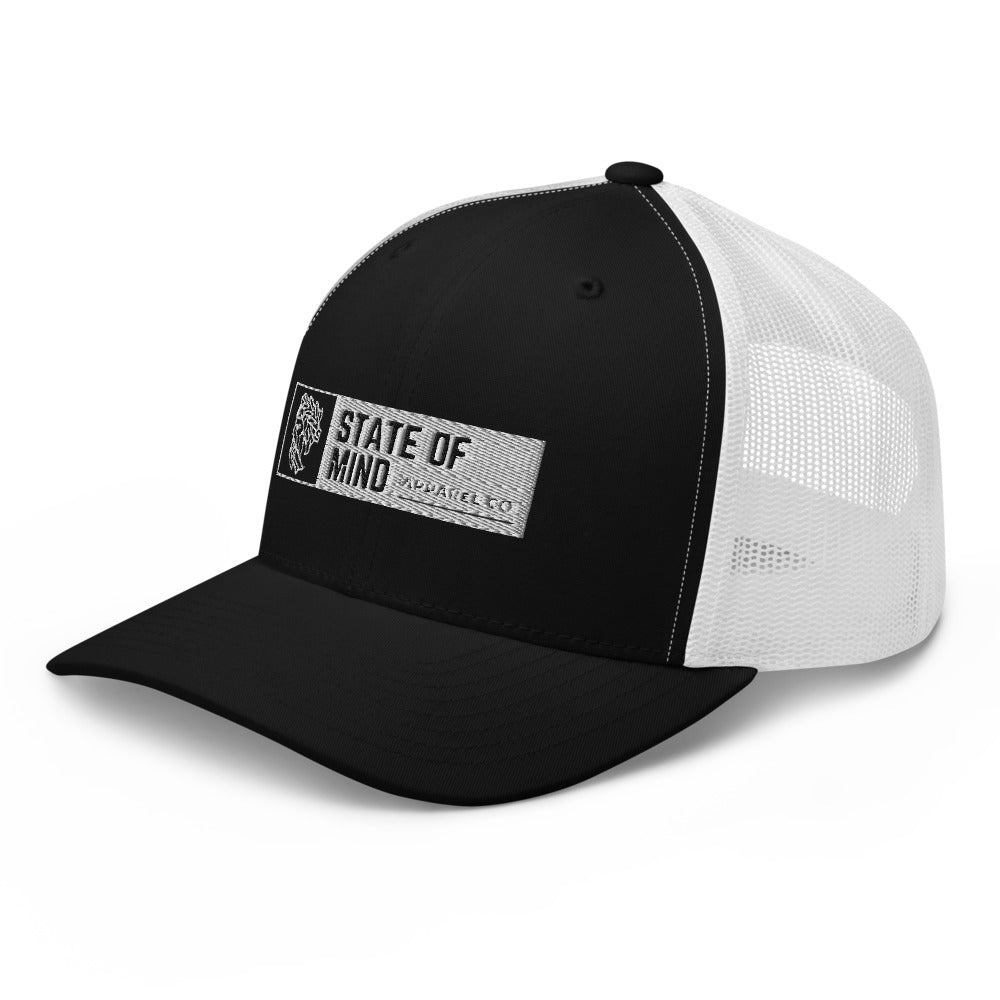 State Of Mind Rectangle Trucker Cap