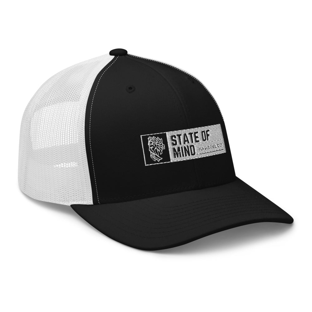 State Of Mind Rectangle Trucker Cap