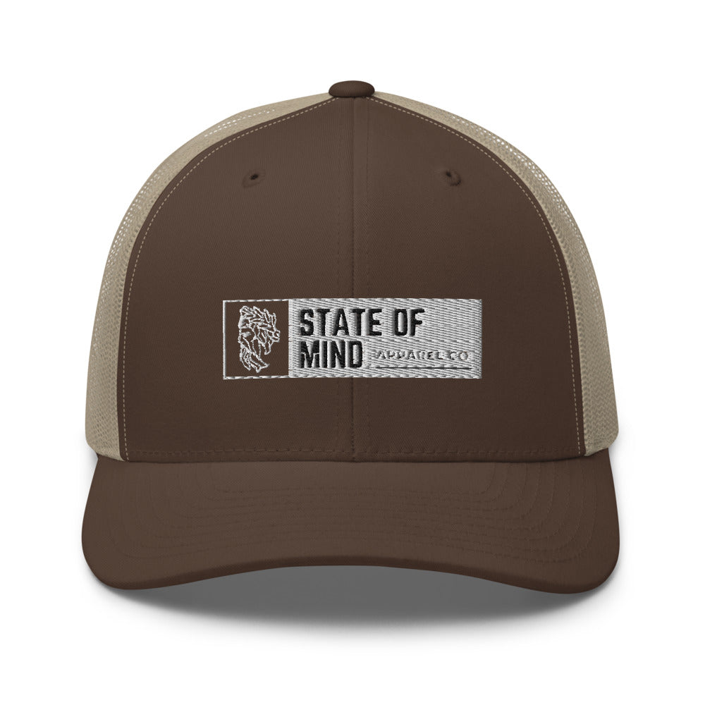 State Of Mind Rectangle Trucker Cap