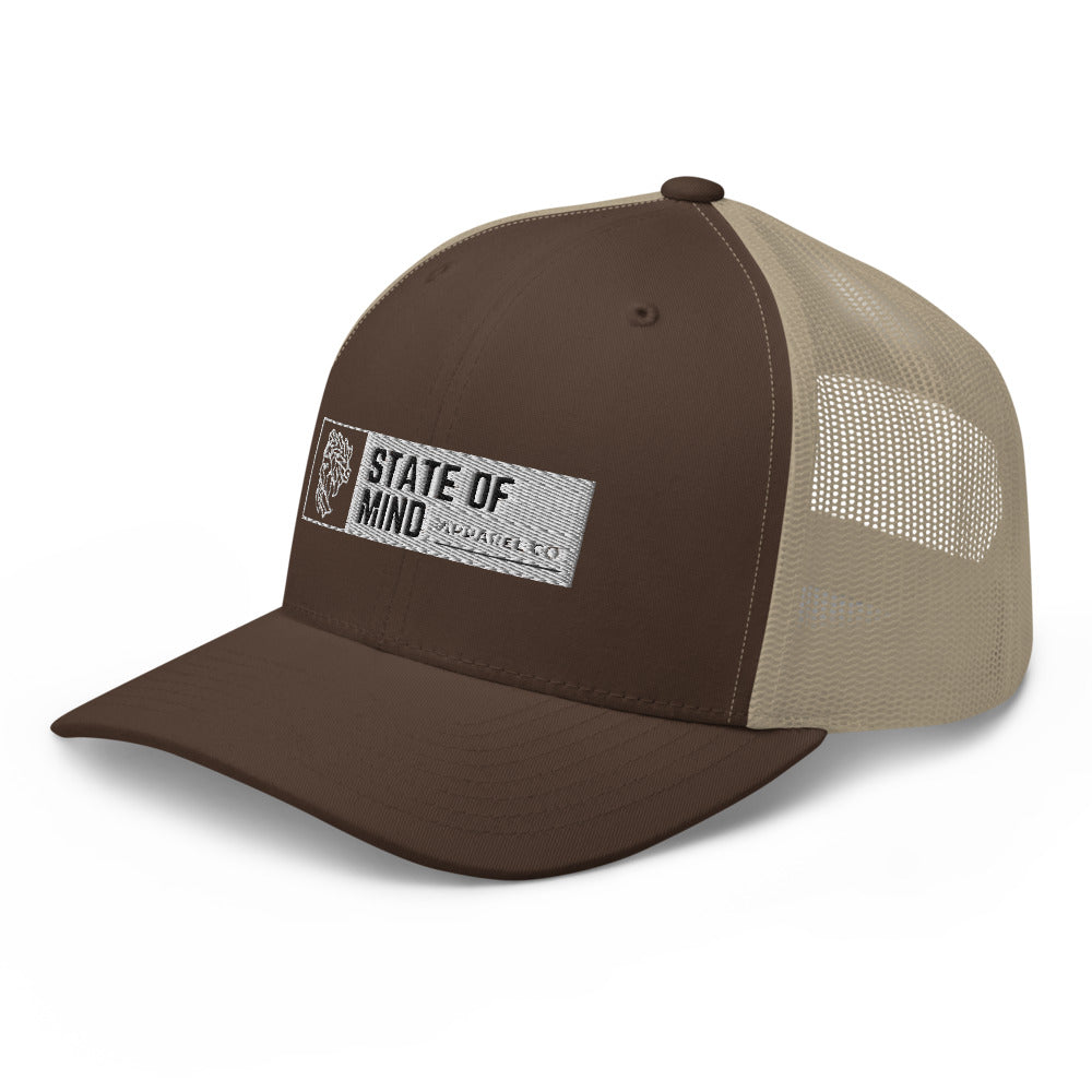 State Of Mind Rectangle Trucker Cap