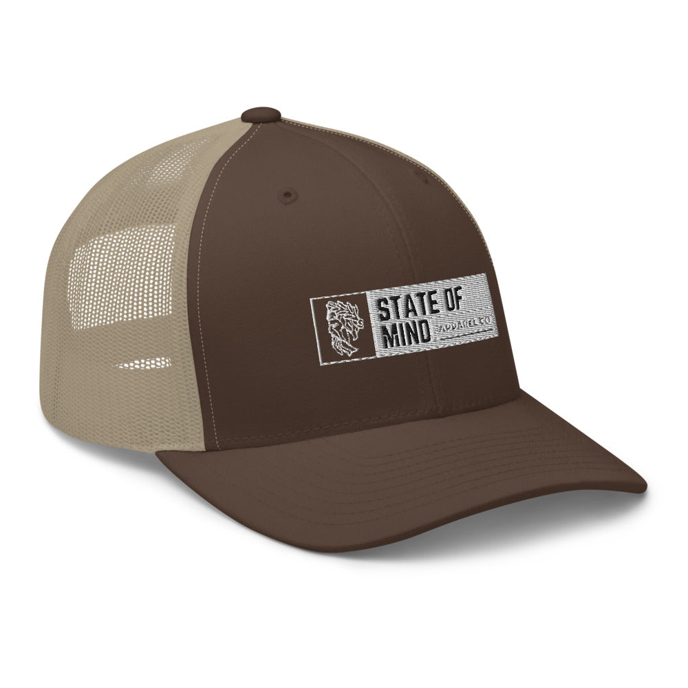 State Of Mind Rectangle Trucker Cap