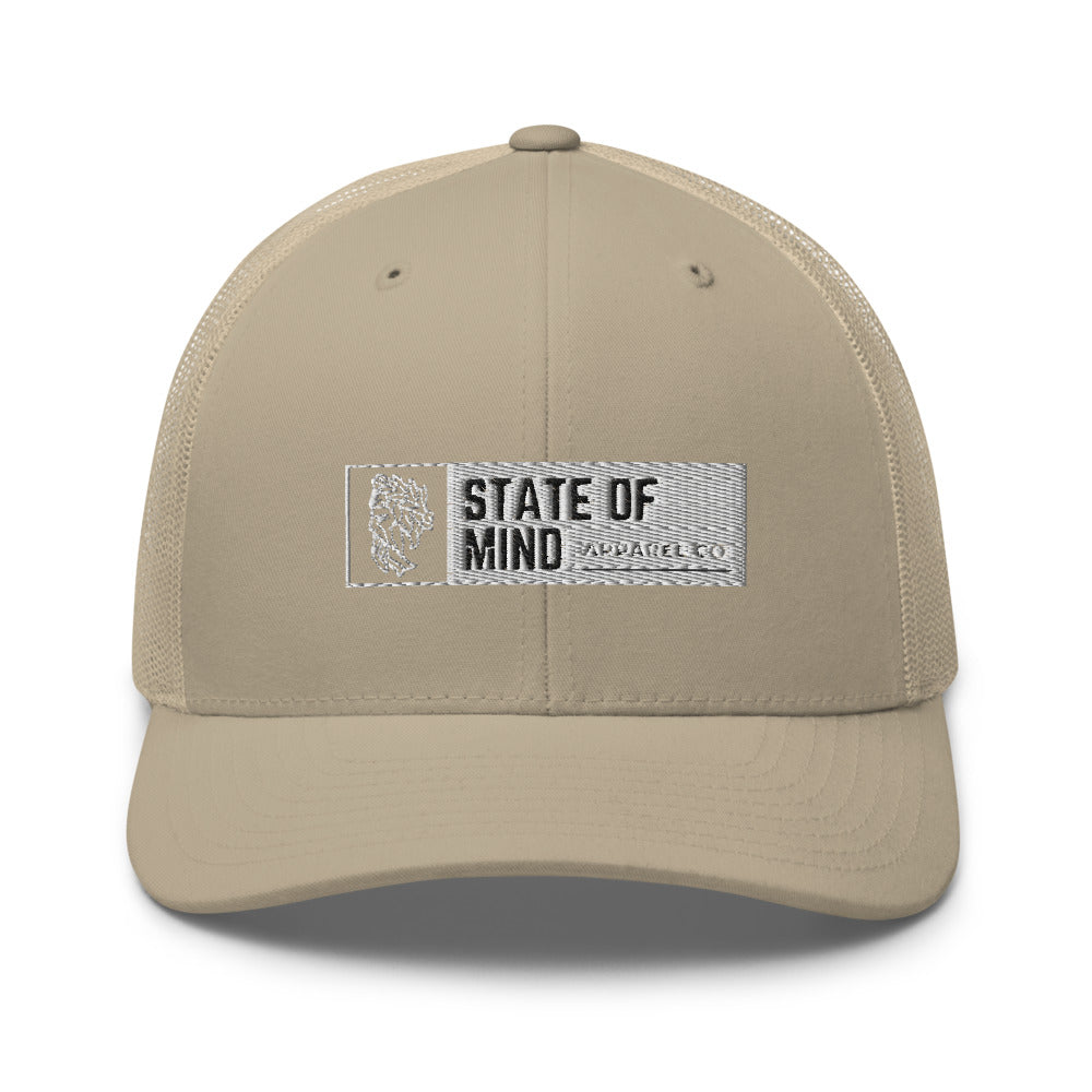 State Of Mind Rectangle Trucker Cap