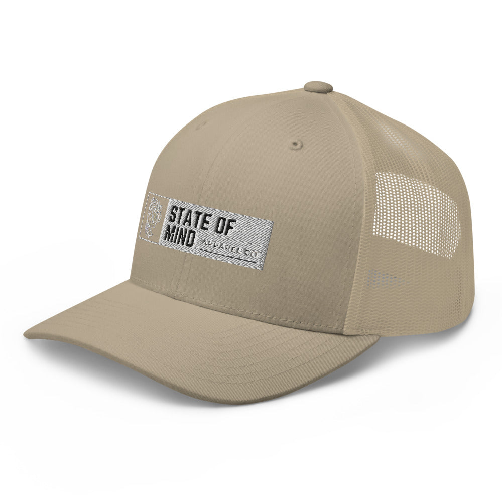 State Of Mind Rectangle Trucker Cap