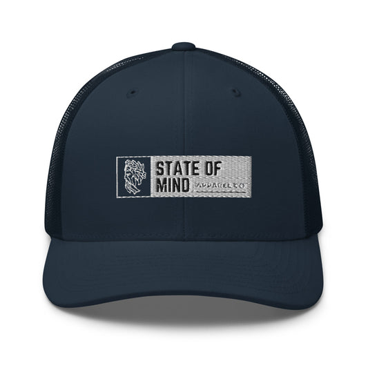 State Of Mind Rectangle Trucker Cap