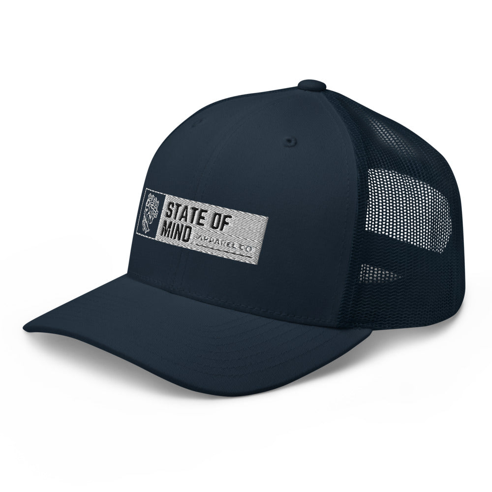 State Of Mind Rectangle Trucker Cap