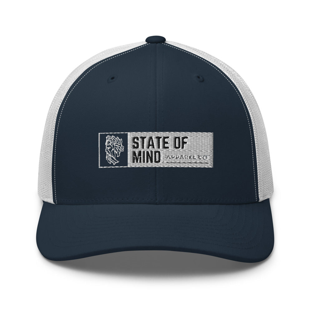 State Of Mind Rectangle Trucker Cap