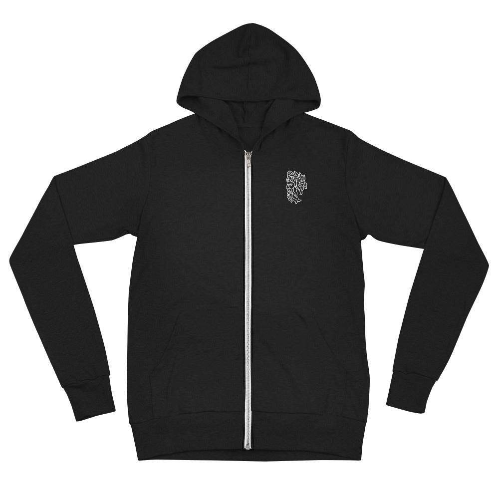 Large Logo Back Zip Hoodie